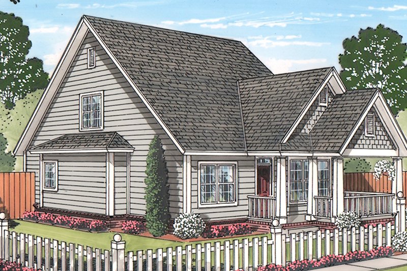 Dream House Plan - Exterior - Front Elevation 3 for Traditional House Plan #513-2161 - 4 bed, 4 bath