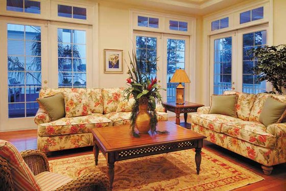 Interior - Family Room 1 for Country House Plan #930-140 - 3 bed, 2.5 bath