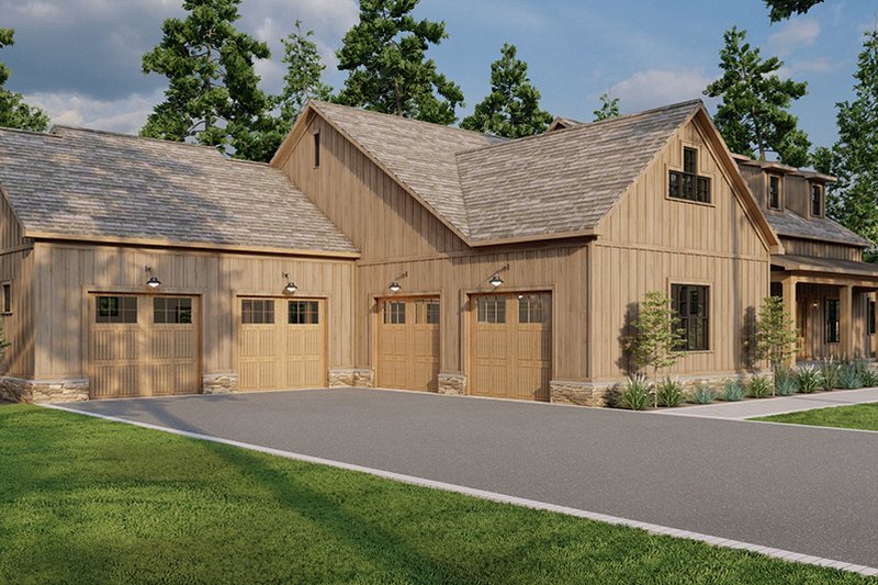 Home Plan - Exterior - Front Elevation 3 for Farmhouse House Plan #923-327 - 3 bed, 2.5 bath