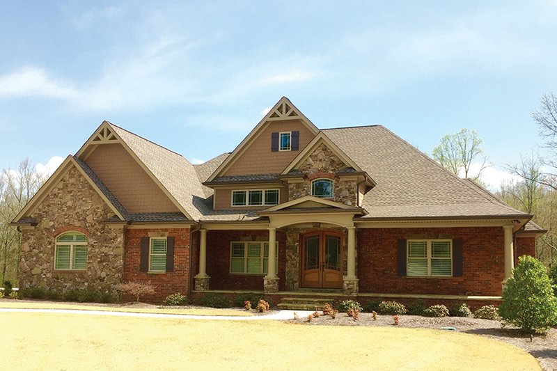 Dream House Plan - Exterior - Front Elevation 5 for Traditional House Plan #437-73 - 4 bed, 4.5 bath