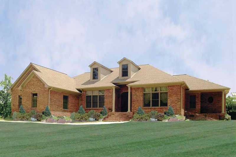 Dream House Plan - Ranch Exterior - Front Elevation Plan #314-202