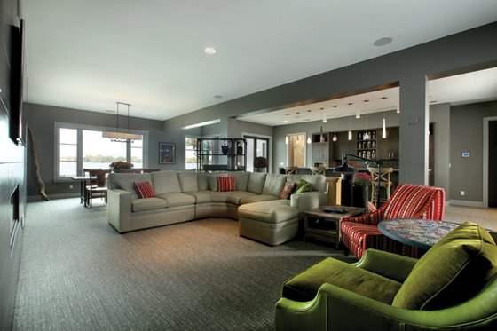 Interior - Family Room 2 for Contemporary House Plan #928-261 - 4 bed, 4.5 bath