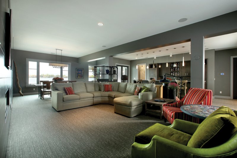 Dream House Plan - Interior - Family Room 2 for Contemporary House Plan #928-261 - 4 bed, 4.5 bath