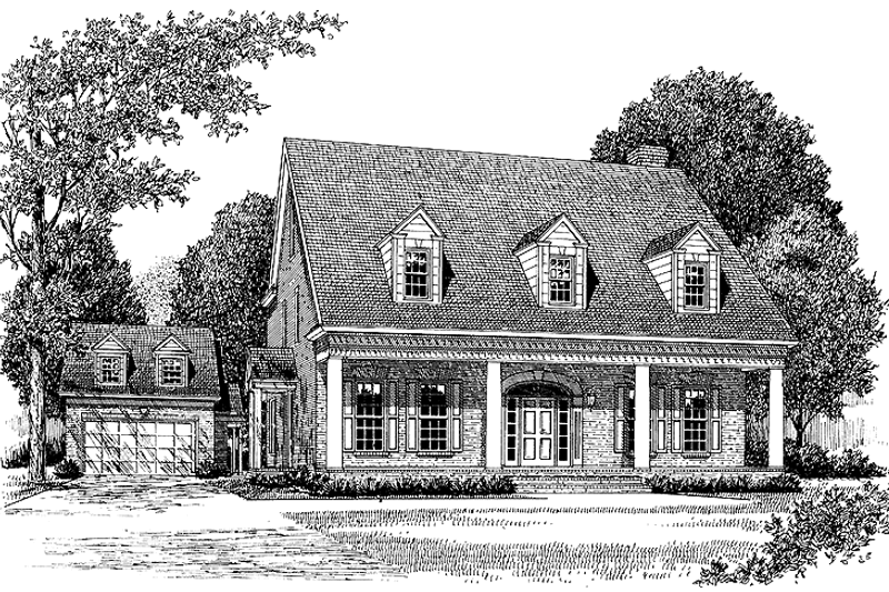 Dream House Plan - Classical Exterior - Front Elevation Plan #453-333