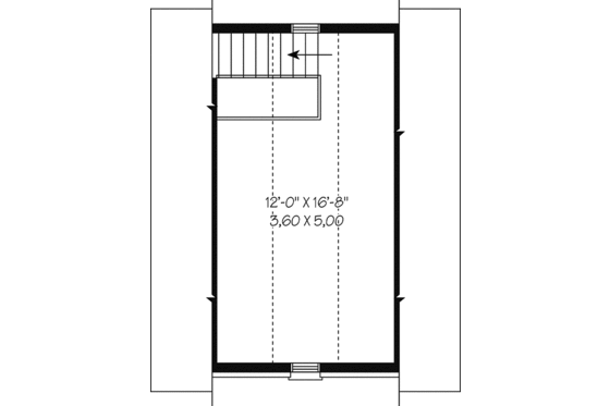 Floor Plan - Upper Floor House Plan #23-2451, 0 bath