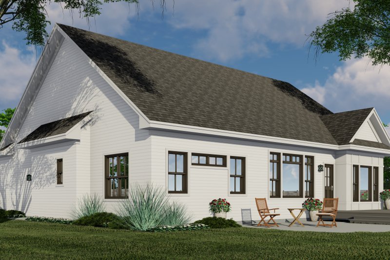 Architectural House Design - Exterior - Front Elevation 6 for Farmhouse House Plan #51-1185 - 3 bed, 2 bath