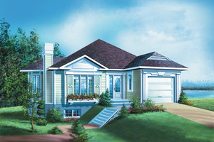 Traditional Exterior - Front Elevation Plan #25-1198