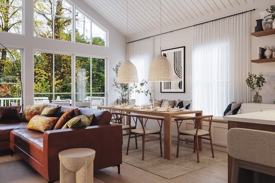 Interior - Family Room 2 for Bungalow House Plan #23-2815 - 3 bed, 2 bath
