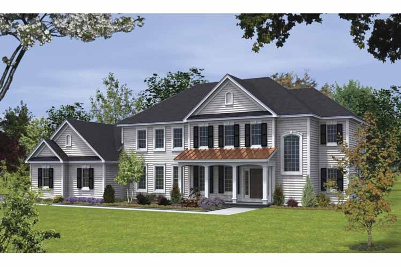 Dream House Plan - Exterior - Front Elevation 3 for Country House Plan #328-441 - 4 bed, 4 bath