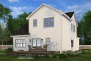 Farmhouse Style House Plan - 3 Beds 2.5 Baths 1876 Sq/Ft Plan #51-1509 Exterior 