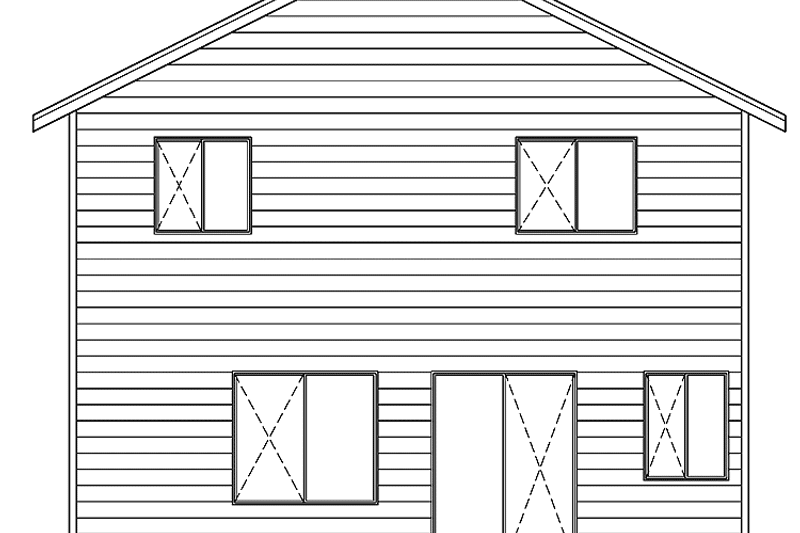 Home Plan - Exterior - Rear Elevation for Craftsman House Plan #951-21 - 3 bed, 2.5 bath