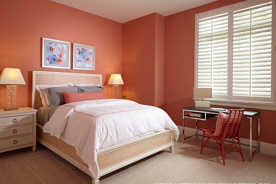 Interior - Bedroom for Mediterranean House Plan #930-457 - 3 bed, 4.5 bath