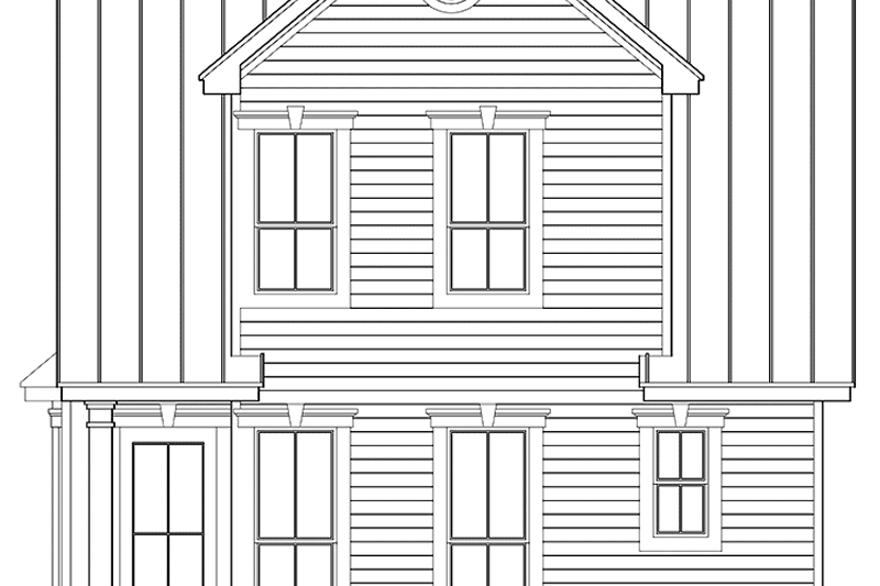 Dream House Plan - Exterior - Rear Elevation for Classical House Plan #472-275 - 3 bed, 3 bath