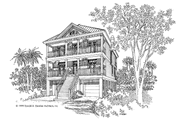 Classical Style House Plan - 3 Beds 2.5 Baths 2228 Sq/Ft Plan #929-506 