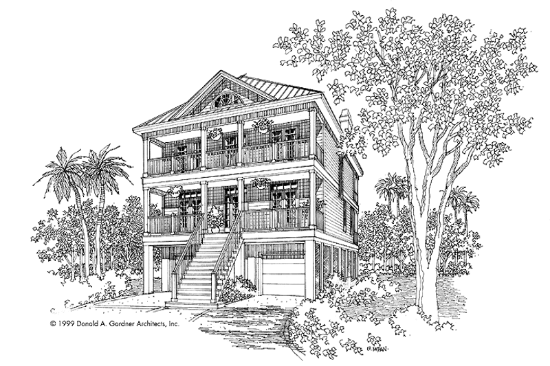 Home Plan - Exterior - Front Elevation 6 for Classical House Plan #929-506 - 3 bed, 2.5 bath