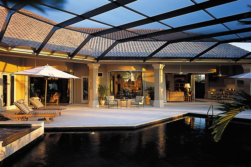 Architectural House Design - Exterior - Outdoor Living 1 for Mediterranean House Plan #930-291 - 3 bed, 4 bath