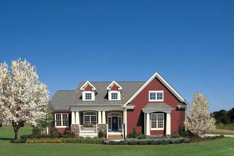 House Plan Design - Exterior - Front Elevation 3 for Ranch House Plan #929-745 - 3 bed, 2 bath