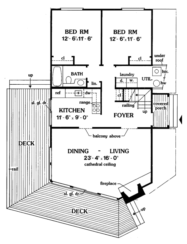 Architectural House Design - Floor Plan - Main Floor Plan #314-237
