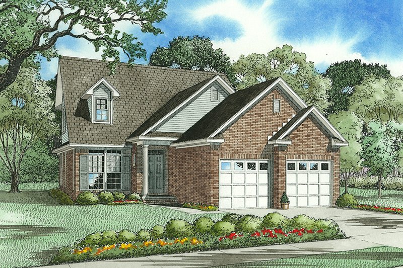 Architectural House Design - Exterior - Front Elevation 3 for Traditional House Plan #17-260 - 3 bed, 2.5 bath