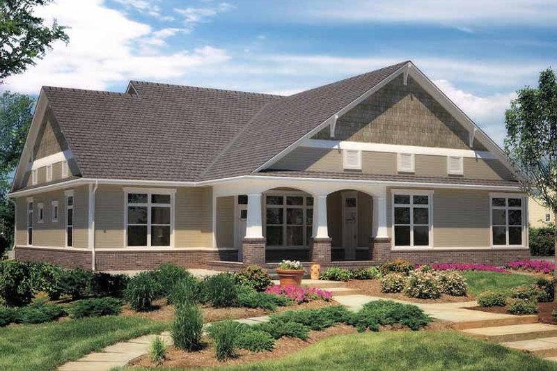 Home Plan - Exterior - Rear Elevation for Contemporary House Plan #11-272 - 3 bed, 3.5 bath