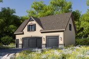 Traditional Style House Plan - 1 Beds 1 Baths 1404 Sq/Ft Plan #20-2310 Exterior 