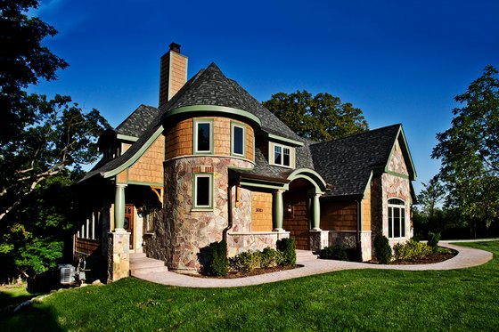 Exterior - Front Elevation 3 for Craftsman House Plan #928-244 - 3 bed, 2.5 bath