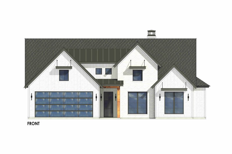 House Plan Design - Exterior - Front Elevation 5 for Farmhouse House Plan #1096-90 - 4 bed, 3 bath