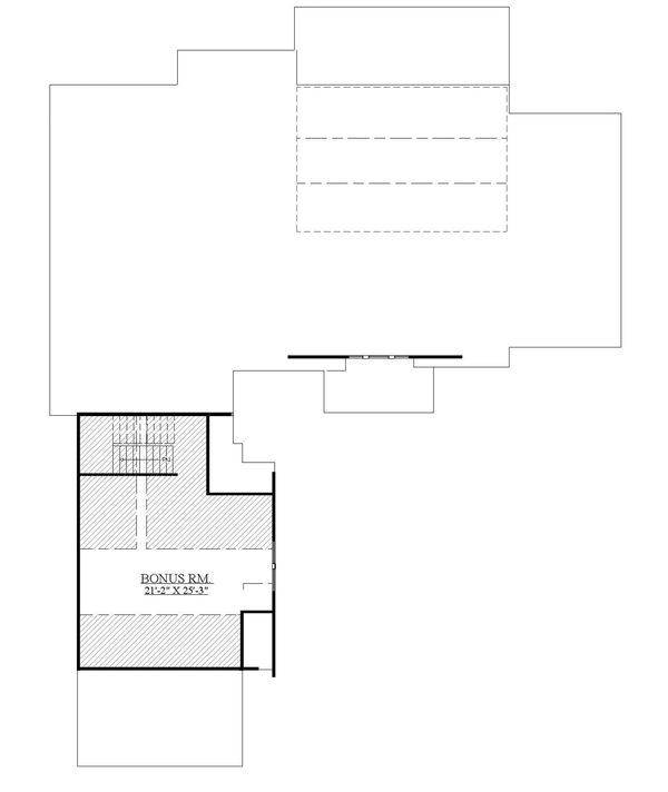 Home Plan - Craftsman Floor Plan - Upper Floor Plan #1071-22