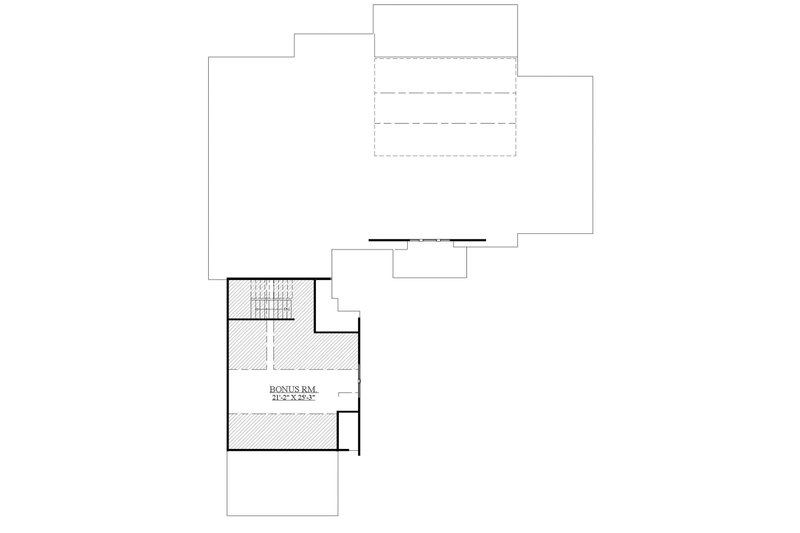 Home Plan - Floor Plan - Upper Floor for Craftsman House Plan #1071-22 - 3 bed, 2.5 bath