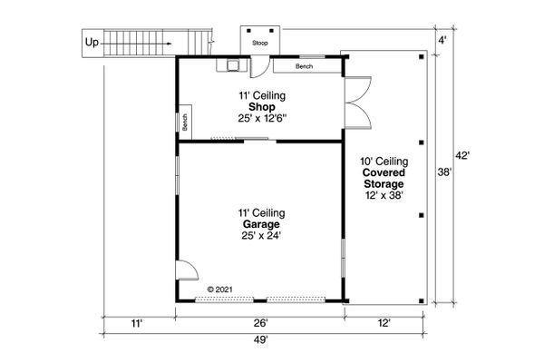 Traditional Floor Plan - Main Floor Plan #124-896