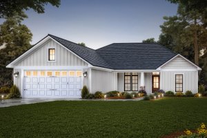Craftsman Exterior - Front Elevation Plan #430-96