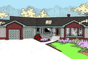 Traditional Exterior - Front Elevation Plan #60-237
