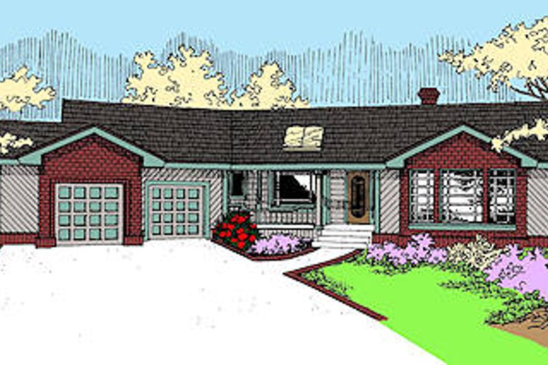 House Design - Traditional Exterior - Front Elevation Plan #60-237