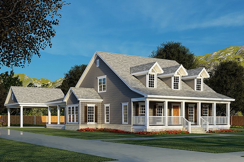 Architectural House Design - Left Side
