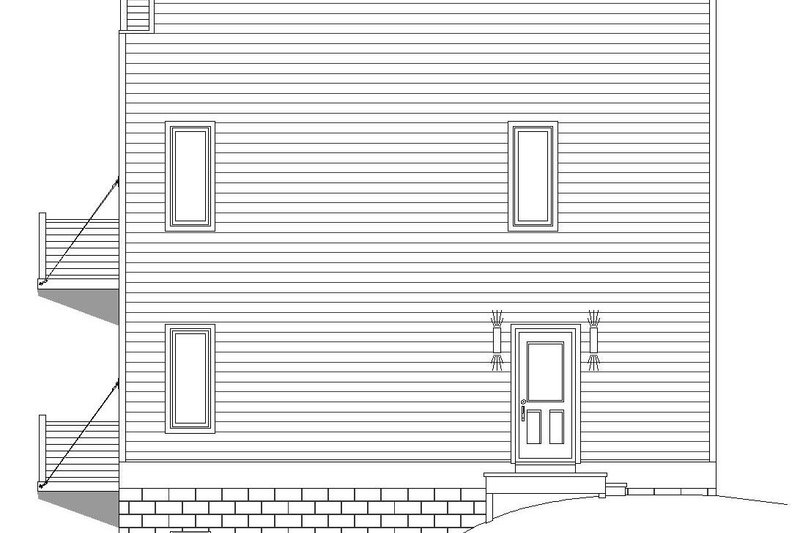 Home Plan - Exterior - Other Elevation for Contemporary House Plan #932-324 - 2 bed, 2.5 bath