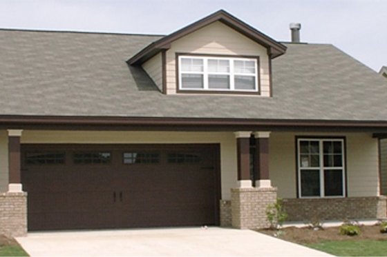 Exterior - Front Elevation for Bungalow House Plan #63-242 - 3 bed, 2 bath