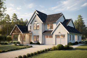 Farmhouse Exterior - Front Elevation Plan #1114-11