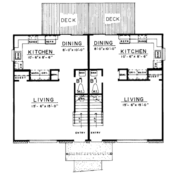 Traditional Floor Plan - Main Floor Plan #303-451