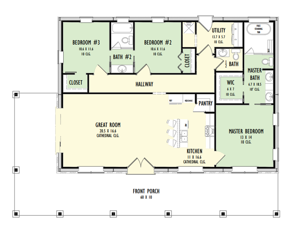 Barndominium Floor Plans 3 Bedroom 2 Bath 5 Cool 2,500 Sq. Ft.