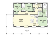 Barndominium Style House Plan - 3 Beds 2.5 Baths 1750 Sq/Ft Plan #1092-44 