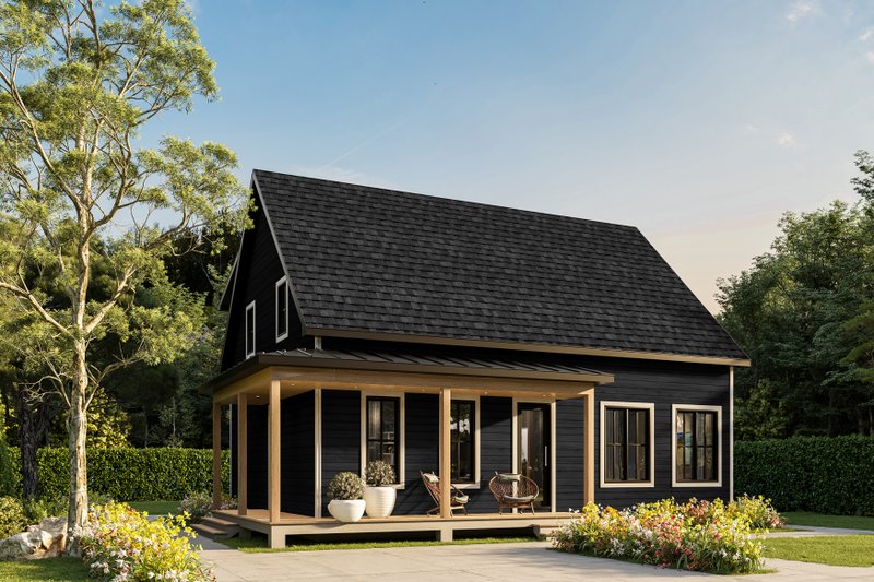 Dream House Plan - Exterior - Rear Elevation for Farmhouse House Plan #23-2764 - 5 bed, 2.5 bath