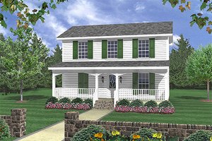 Traditional Exterior - Front Elevation Plan #21-225