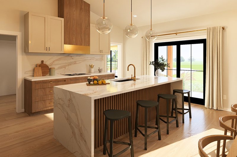 Dream House Plan - Interior - Kitchen 1 for Farmhouse House Plan #126-311 - 3 bed, 2.5 bath