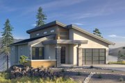 Contemporary Style House Plan - 2 Beds 2 Baths 1550 Sq/Ft Plan #1100-18 