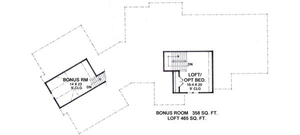 Craftsman Floor Plan - Other Floor Plan #51-560