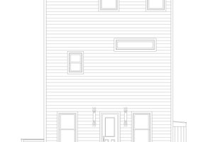 Exterior - Rear Elevation for Modern House Plan #932-772 - 2 bed, 3.5 bath