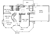 Country Style House Plan - 3 Beds 3 Baths 2532 Sq/Ft Plan #60-970 