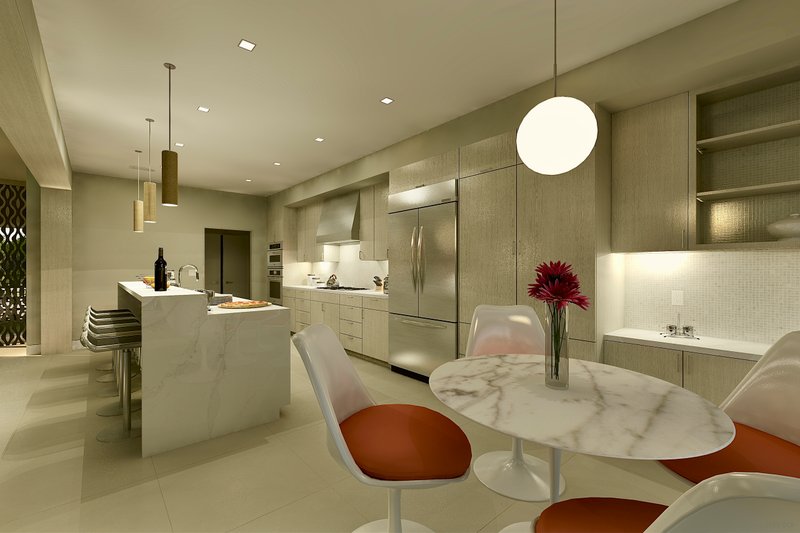 House Design - Interior - Kitchen 1 for Ranch House Plan #489-15 - 4 bed, 4.5 bath