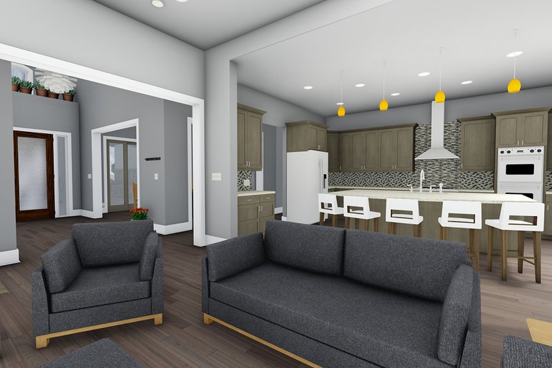 Dream House Plan - Interior - Kitchen for Adobe / Southwestern House Plan #1069-22 - 3 bed, 3.5 bath