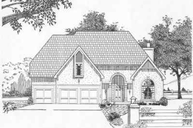 Traditional Style House Plan - 4 Beds 3.5 Baths 3760 Sq/Ft Plan #6-181
